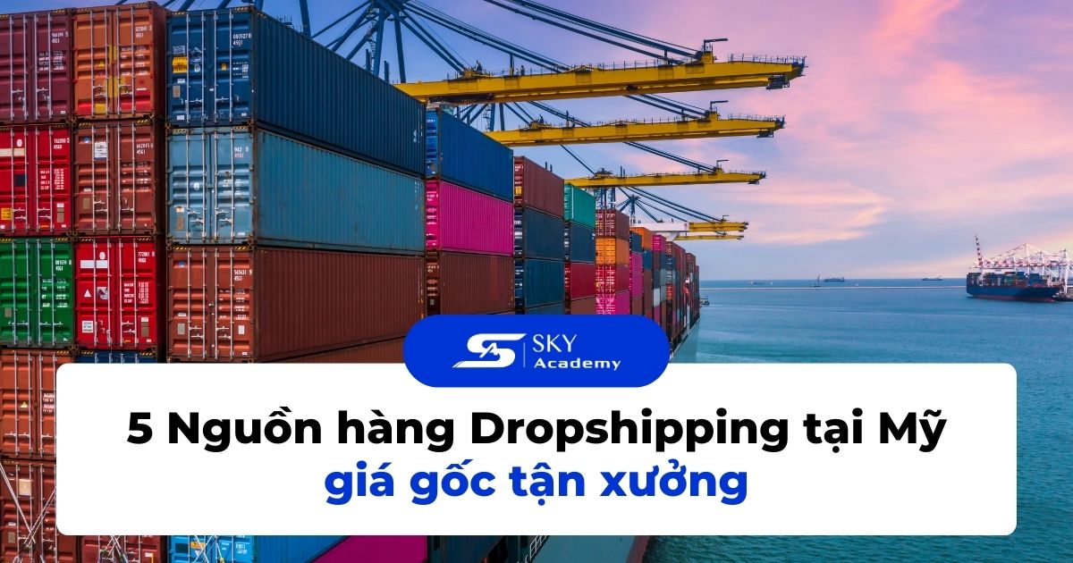5 Nguồn hàng Dropshipping tại Mỹ giá gốc tận xưởng